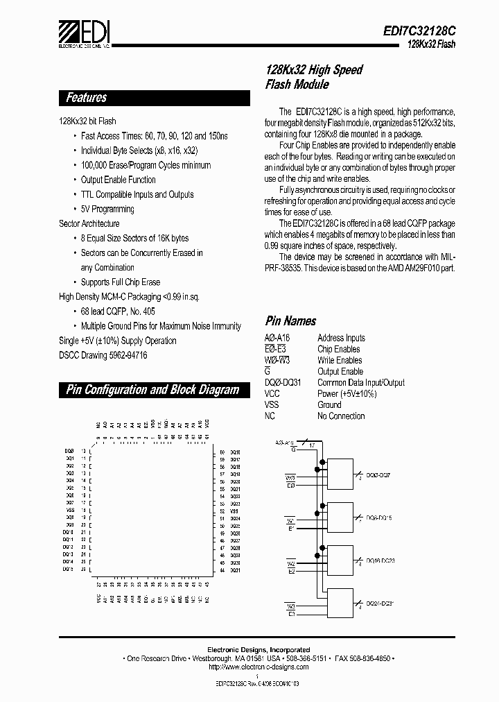 EDI7C32128C70EM_6629505.PDF Datasheet