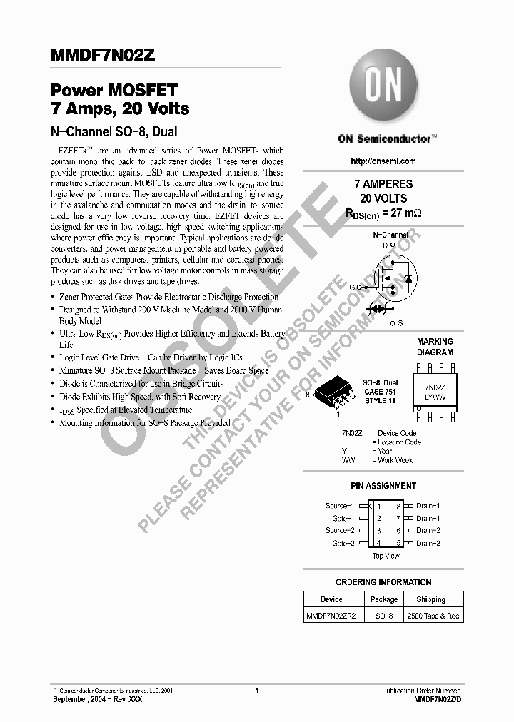 MMDF7N02ZR2_6676397.PDF Datasheet