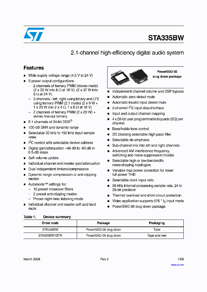STA335BW_6631966.PDF Datasheet