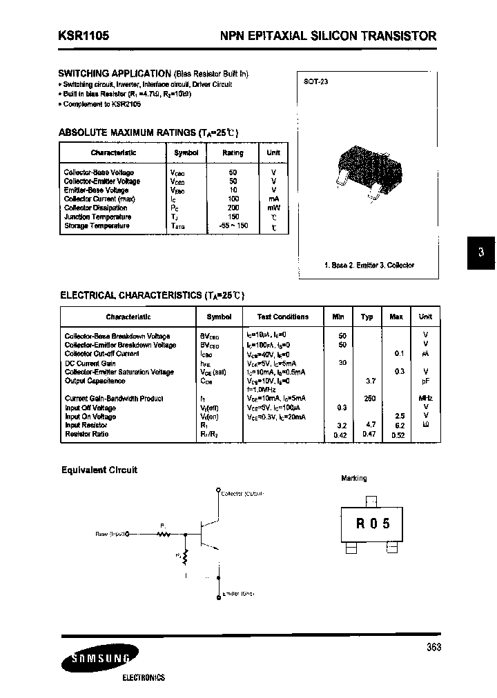 KSR1105_6632554.PDF Datasheet