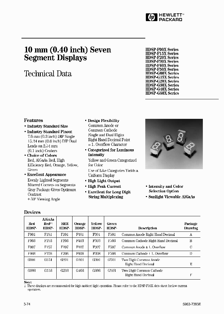 HDSP-F501_6630713.PDF Datasheet