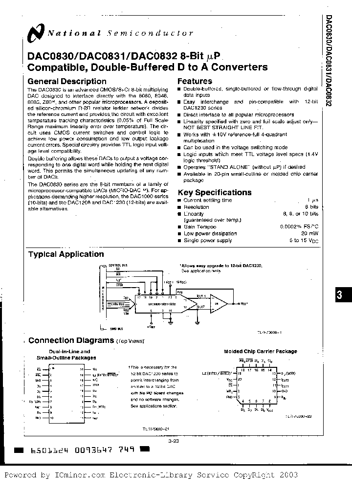 DAC0832LCWM_6630109.PDF Datasheet