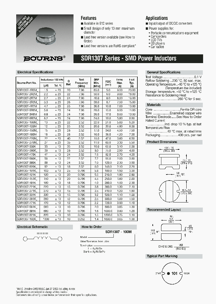 BOURNSINC-SDR1307-6R8M_6631582.PDF Datasheet