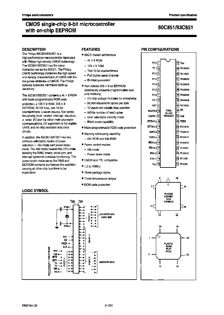 NXPSEMICONDUCTORS-S83C85I-6N40_6630086.PDF Datasheet