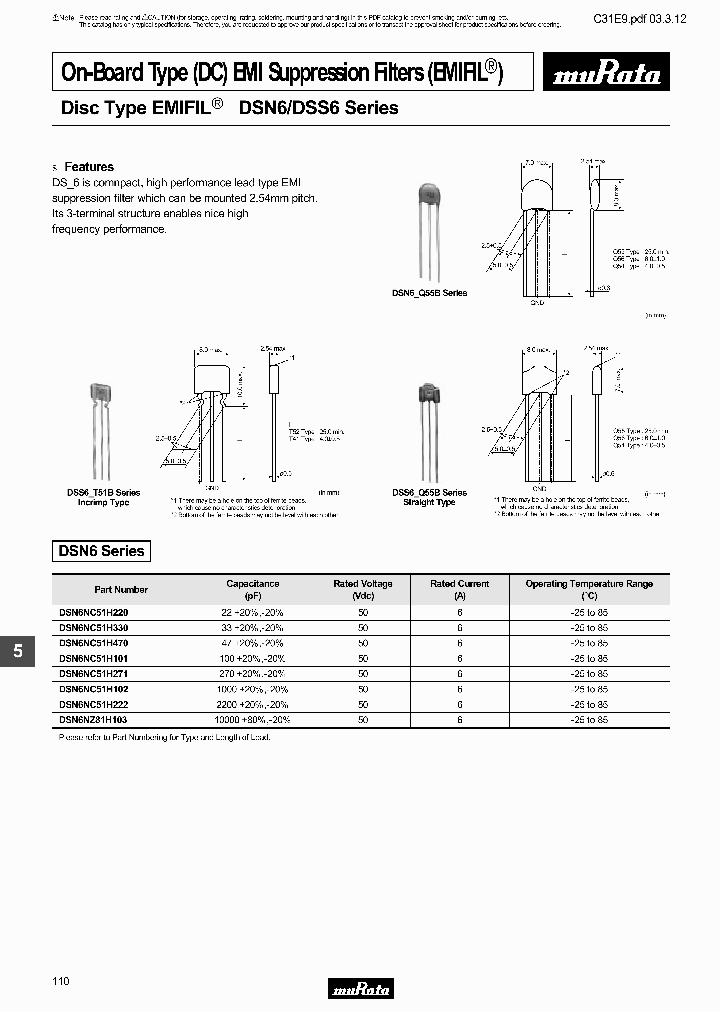 DSS6NC52A271T41B_6633909.PDF Datasheet
