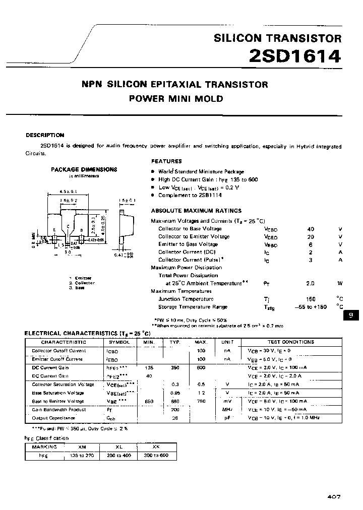 2SD1614-T2XL_6629284.PDF Datasheet