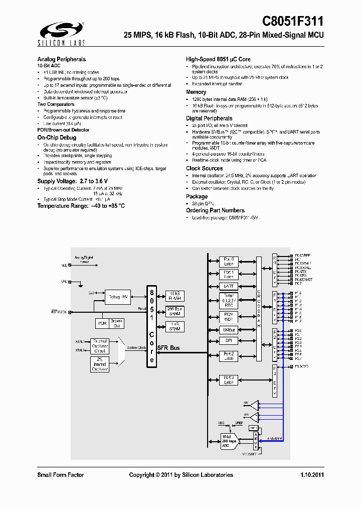C8051F311-GM_6632175.PDF Datasheet
