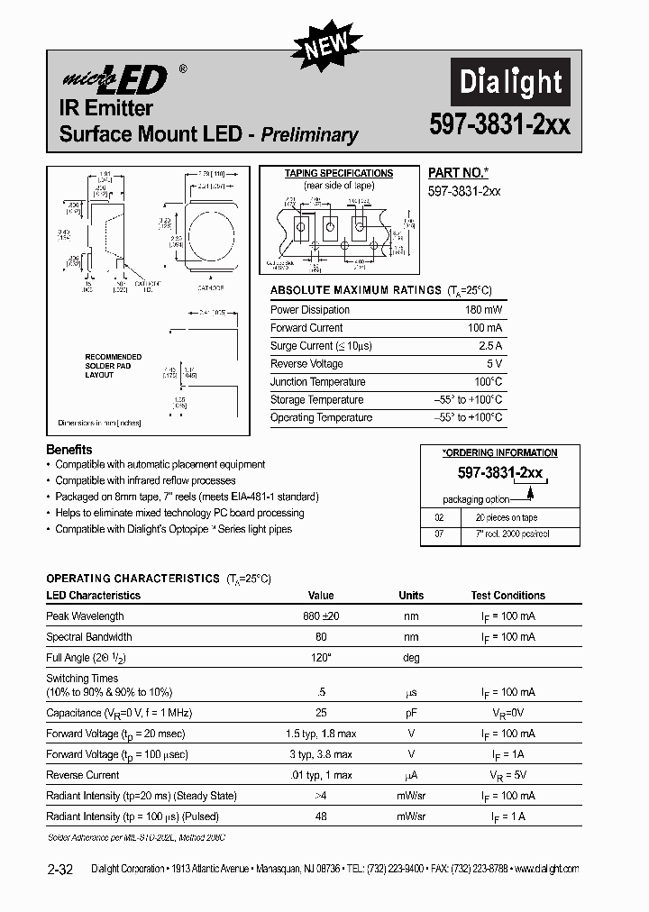 DIALIGHTCORP-597-3831-207_6629410.PDF Datasheet