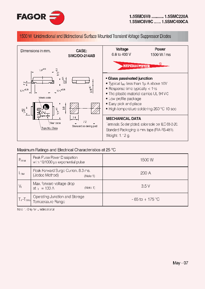 15SMC100_6636607.PDF Datasheet