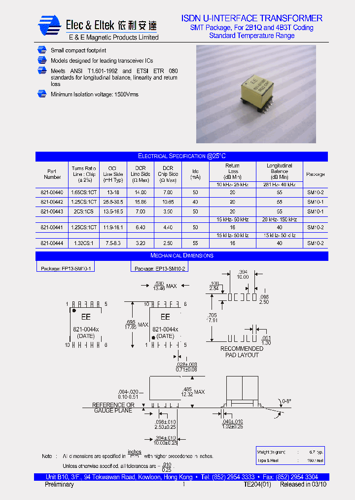 821-00444_6635958.PDF Datasheet