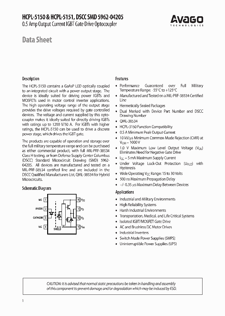 HCPL-5151-100_6634990.PDF Datasheet
