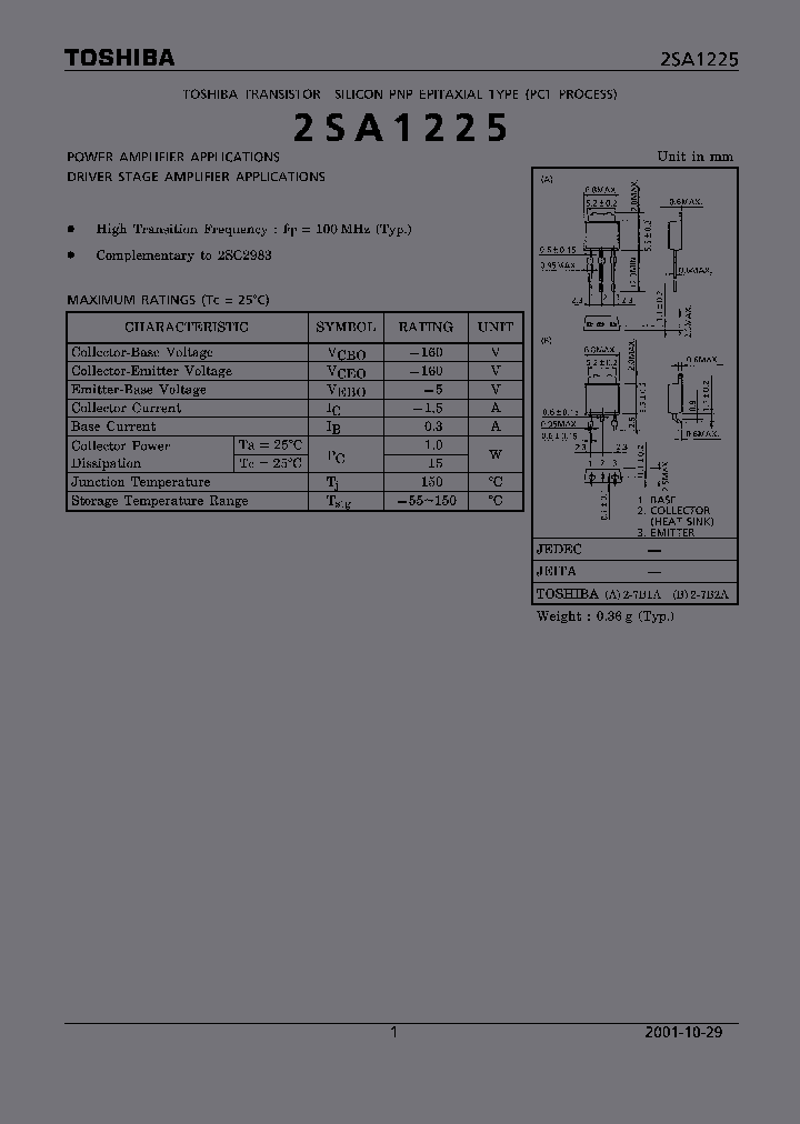 2SA1225-Y2-7B2A_6632814.PDF Datasheet