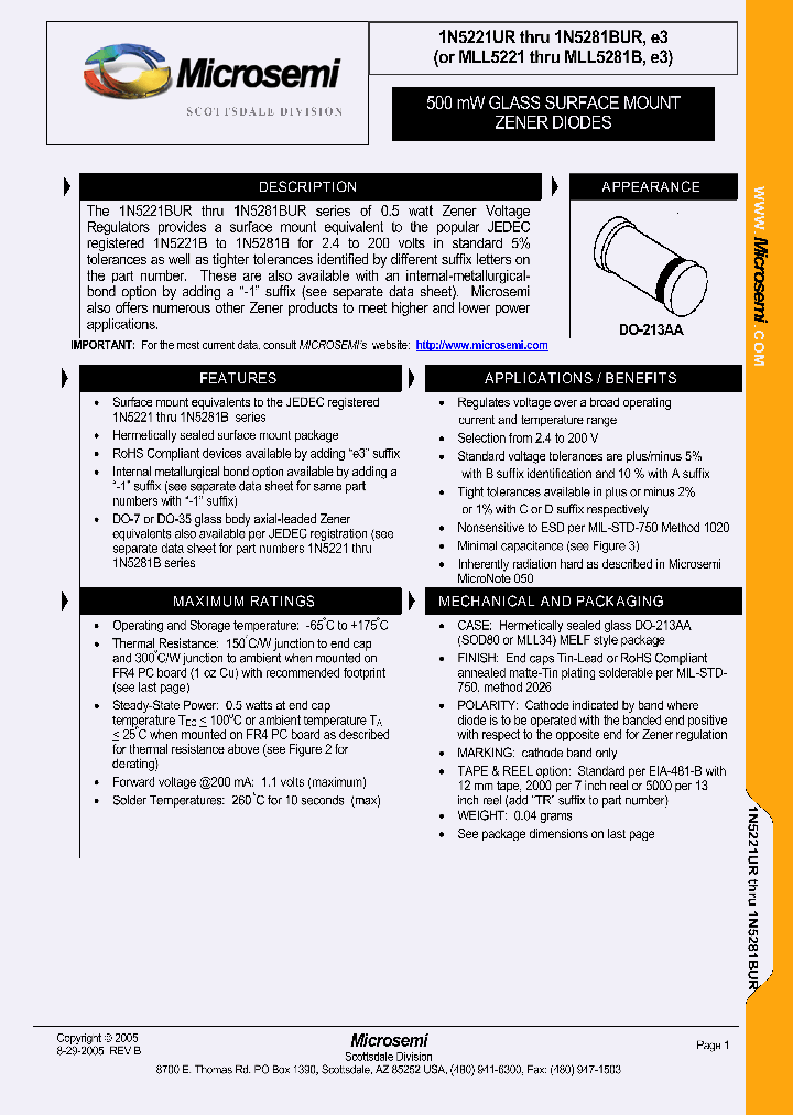 1N5226URE3_6637857.PDF Datasheet