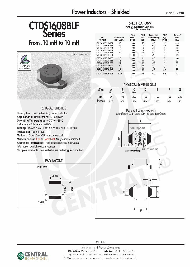 CTDS1608BLF-335_6630122.PDF Datasheet