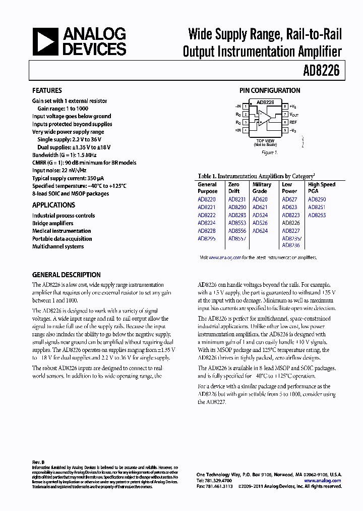 ANALOGDEVICESINC-AD8226BRMZ-RL_6635033.PDF Datasheet