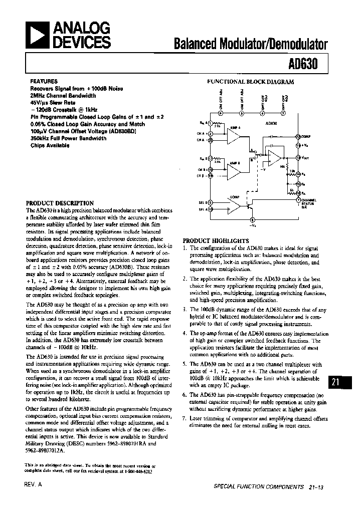 AD630SCHIP_6637747.PDF Datasheet