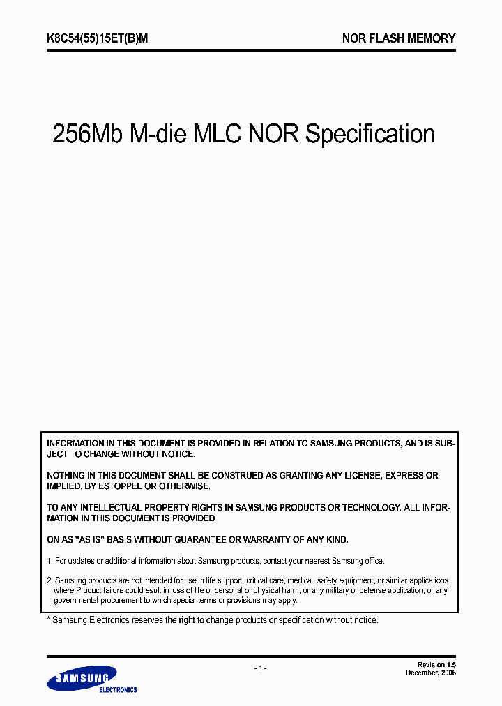 K8C5415EBM-DE1F_6638594.PDF Datasheet