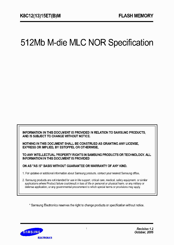 K8C1215EBM-DE1C0_6638590.PDF Datasheet