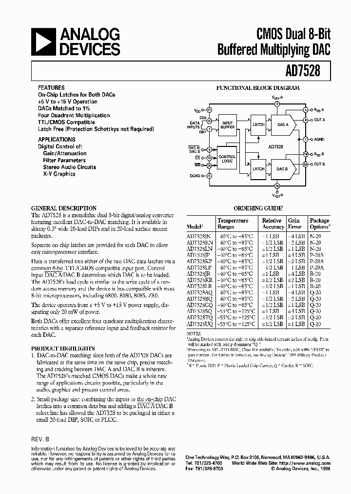 AD7528SCHIPS_6637749.PDF Datasheet