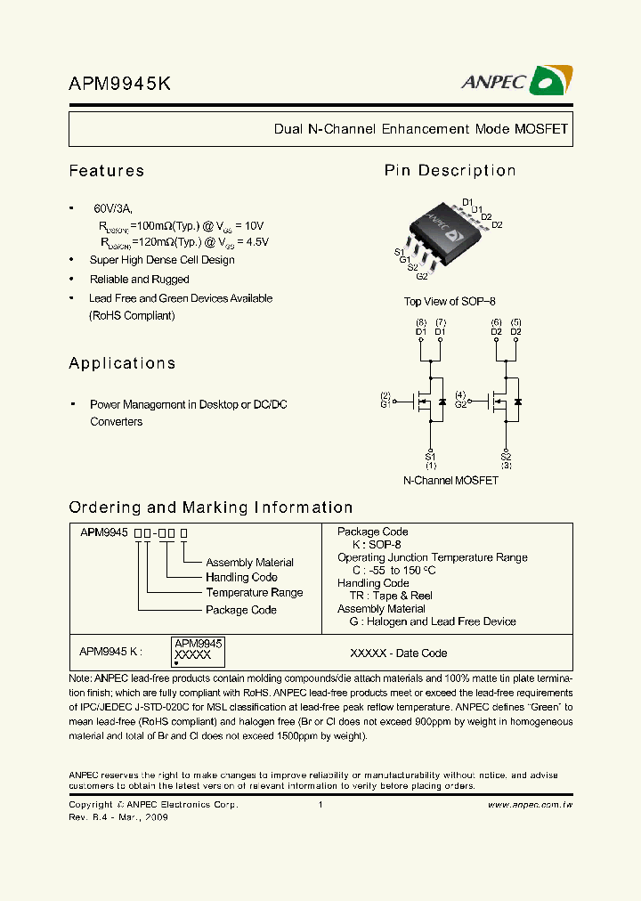 APM9945KC-TRG_6638555.PDF Datasheet