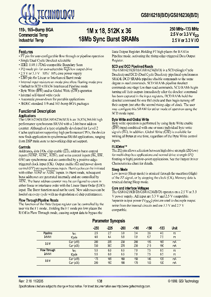 GS816236B-225IT_6634344.PDF Datasheet