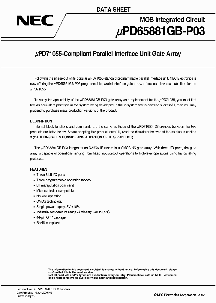 UPD65881GB-P03-3BS-A_6641186.PDF Datasheet