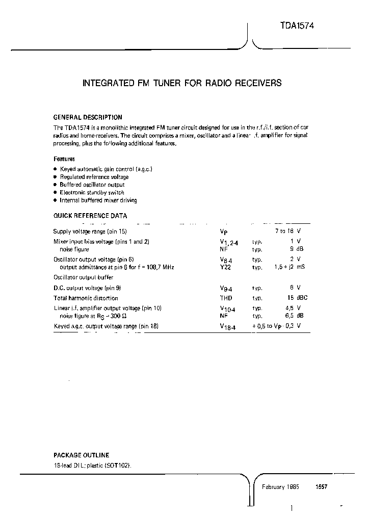 TDA1574V3112_6640424.PDF Datasheet
