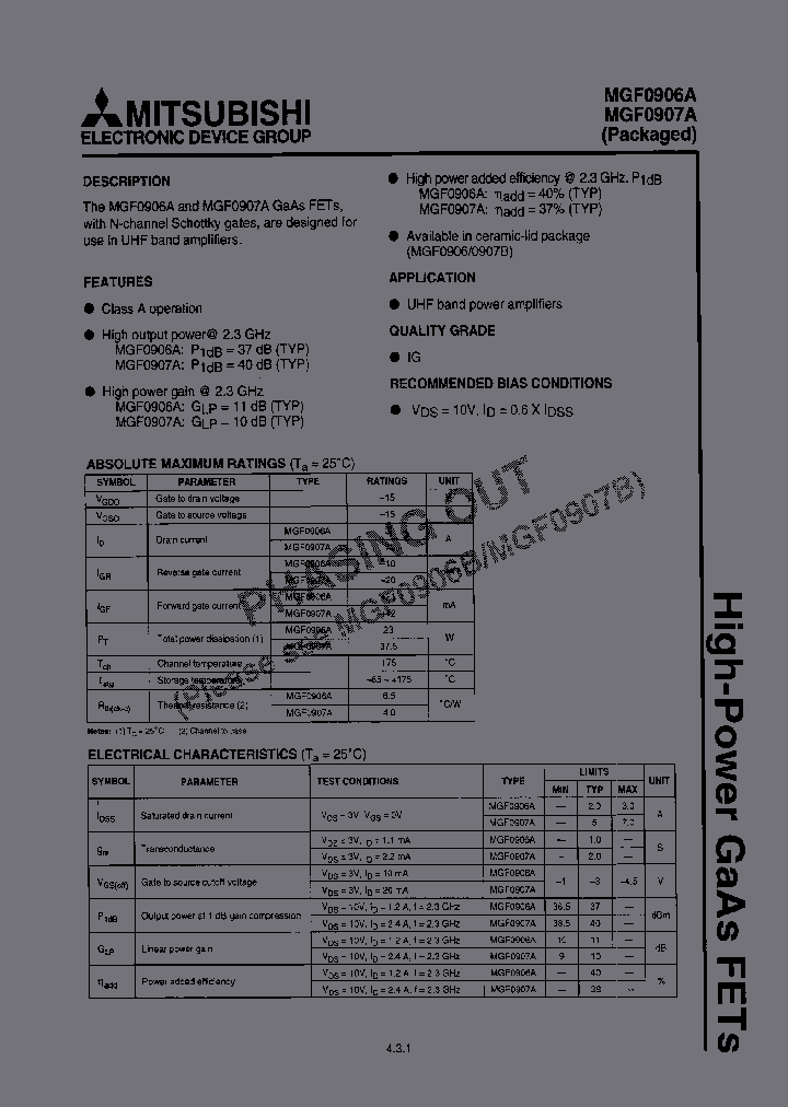 MGF0907A-01_6638389.PDF Datasheet