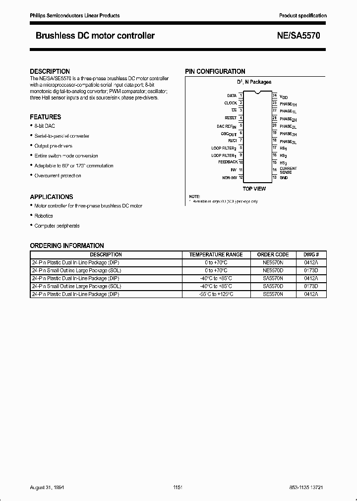 NXPSEMICONDUCTORS-SE5570N_6641686.PDF Datasheet