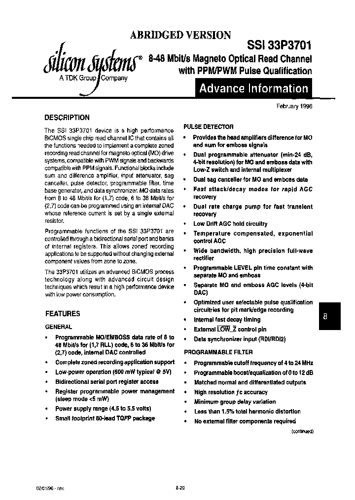 33P3701-GT80_6642986.PDF Datasheet
