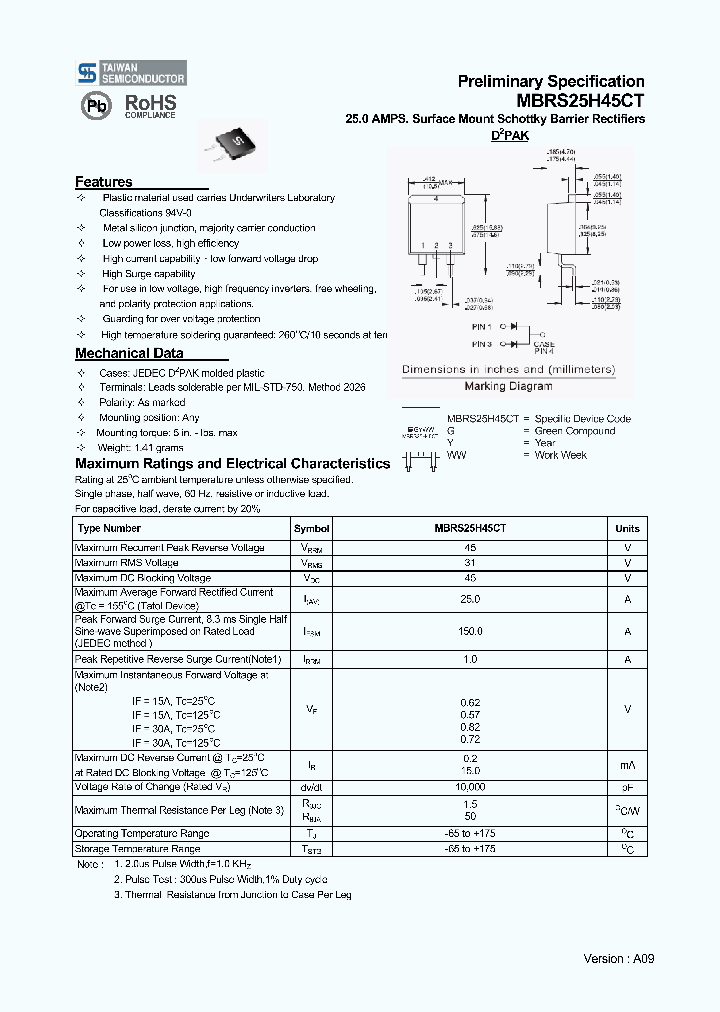 MBRS25H45CT_6709048.PDF Datasheet