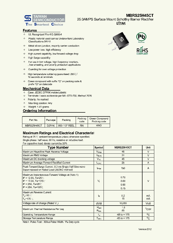 MBRS25H45CT13_6709051.PDF Datasheet