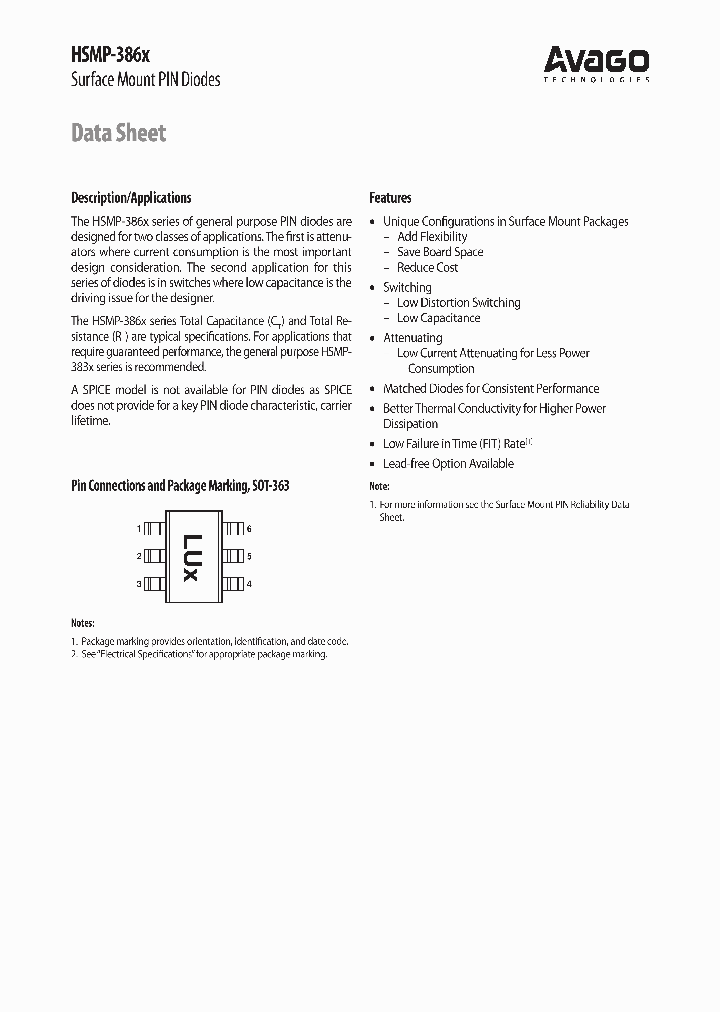 HSMP-3863-TR2_6642503.PDF Datasheet