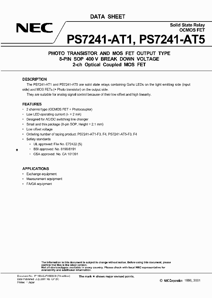 PS7241-AT5-F3_6646646.PDF Datasheet