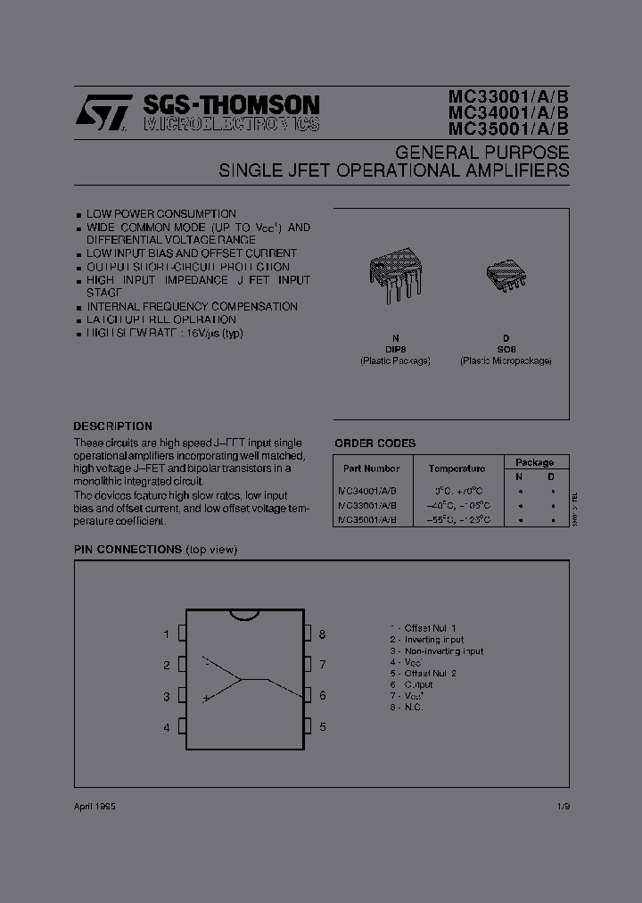MC34001AN_6646015.PDF Datasheet