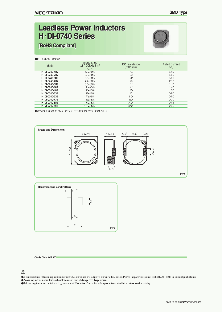 HDI-0740-3R0_6648623.PDF Datasheet