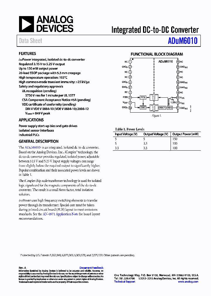 ADUM6010_6726551.PDF Datasheet