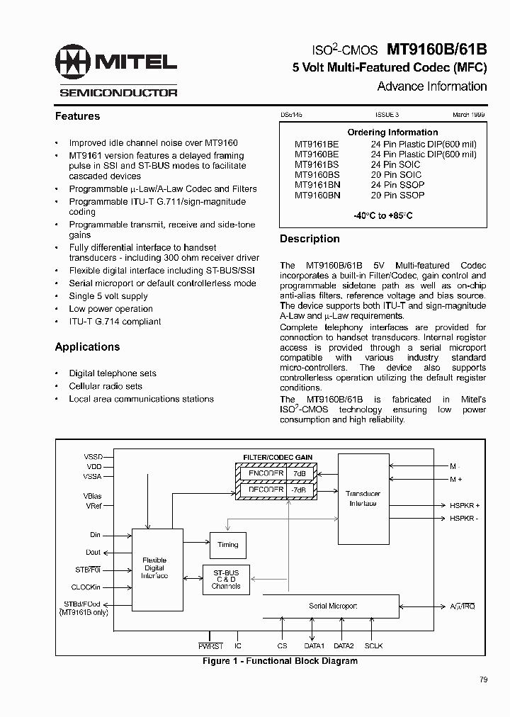 MT9161BE_6648029.PDF Datasheet