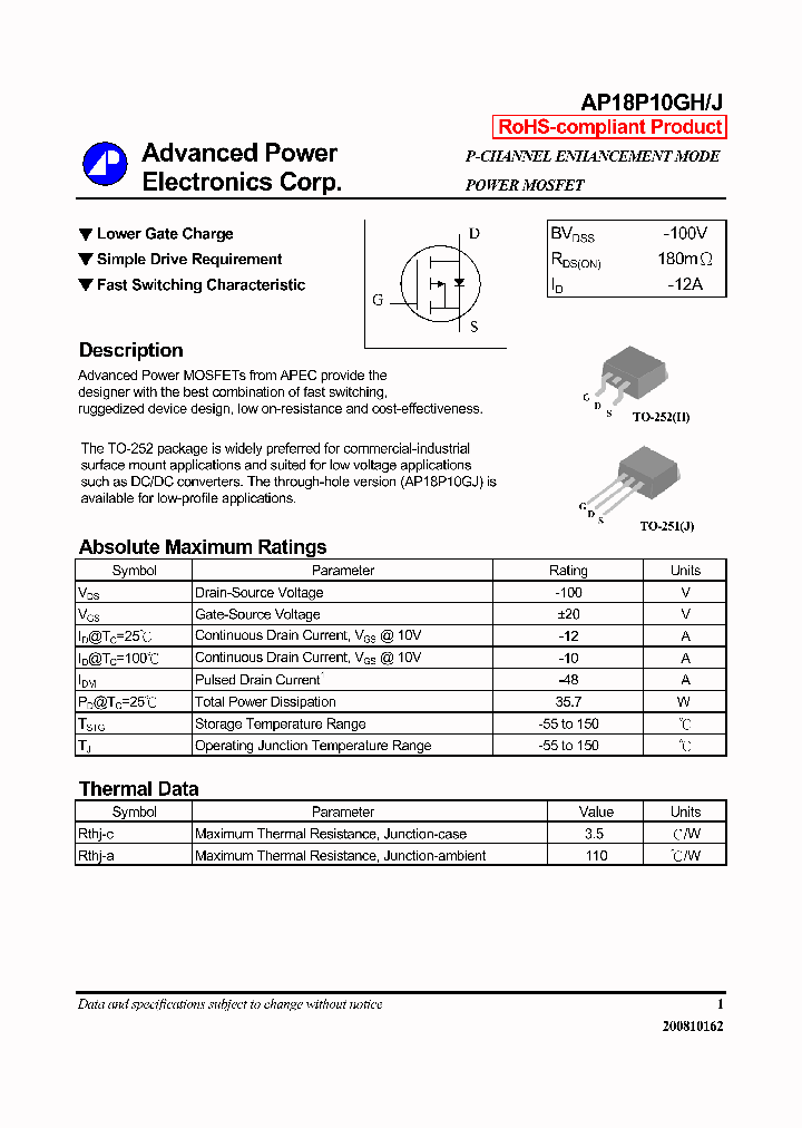 AP18P10GH_6648235.PDF Datasheet