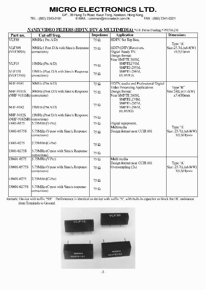 U601-0275_6642857.PDF Datasheet