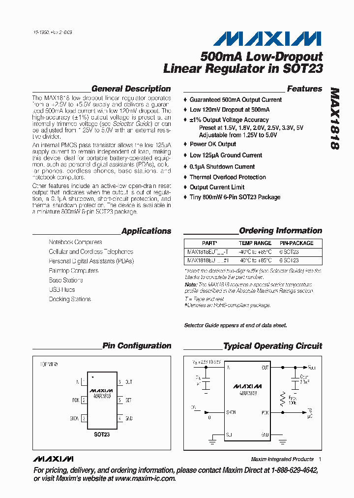 MAX1818EUT33T_6650657.PDF Datasheet