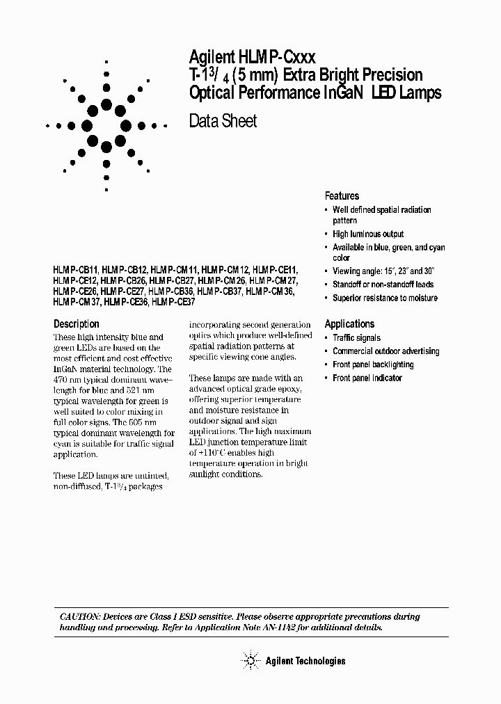 HLMP-CM27-X10DD_6651064.PDF Datasheet