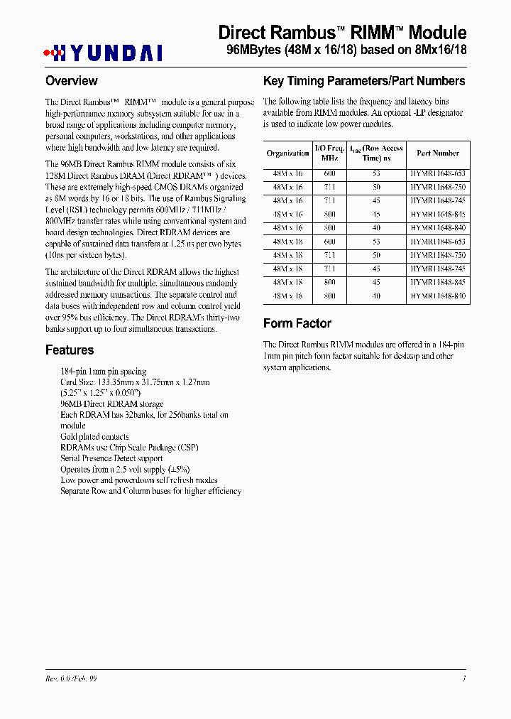 HYNIXSEMICONDUCTORINC-HYMR11848-750-LP_6651930.PDF Datasheet