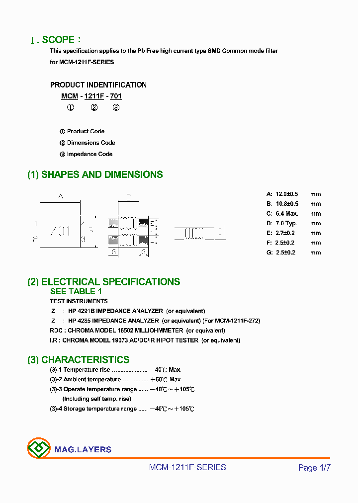 MCM-1211F-272_6652759.PDF Datasheet