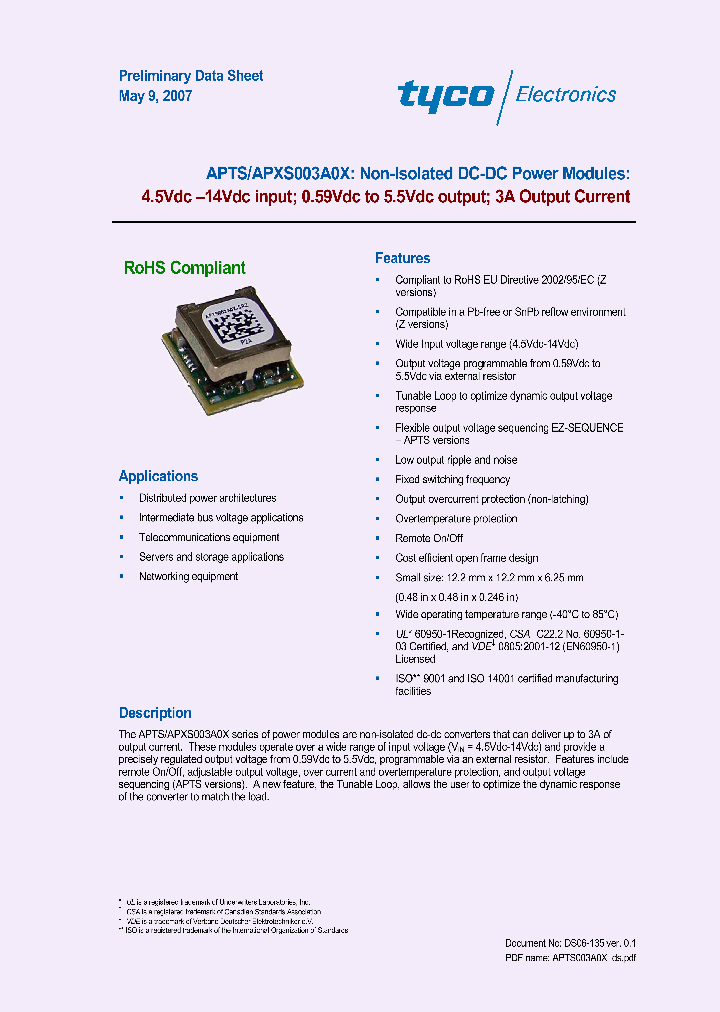 APXS003A0X4-SRZ_6652343.PDF Datasheet