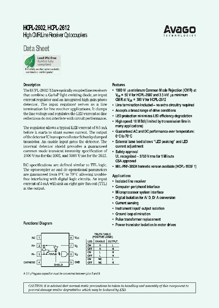 HCPL-2612-300_6654417.PDF Datasheet