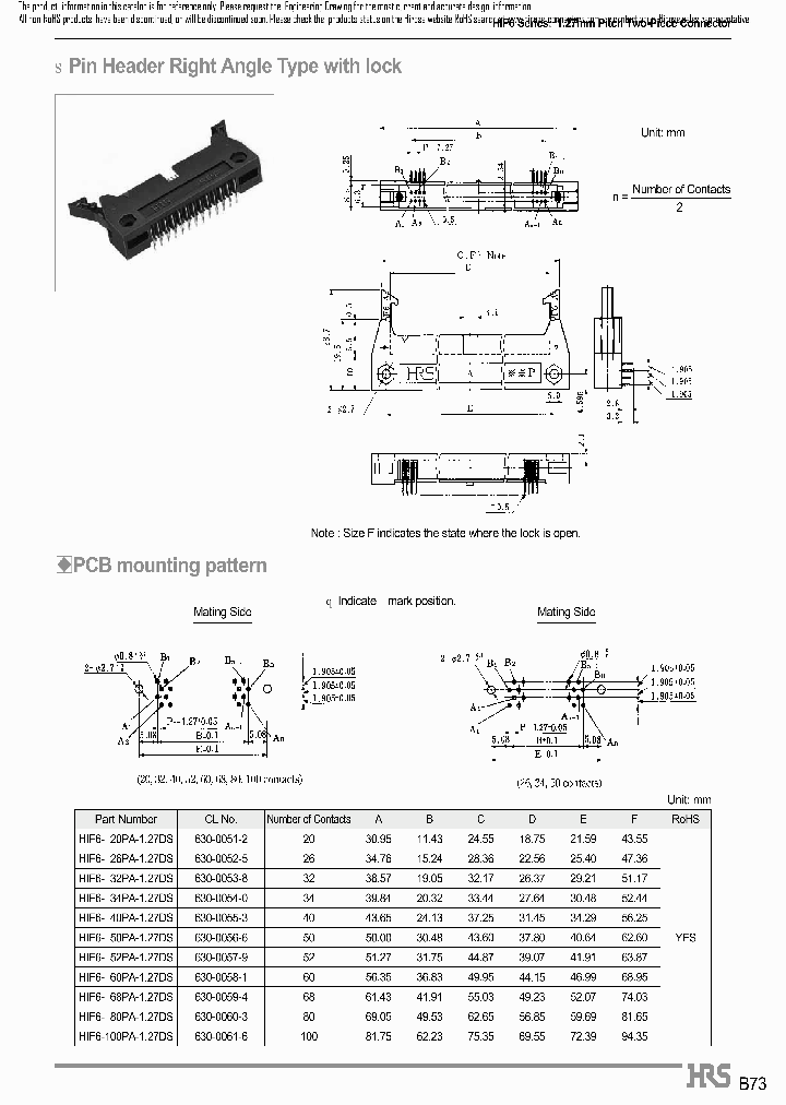 HIF6-100PA-127DS_6655619.PDF Datasheet