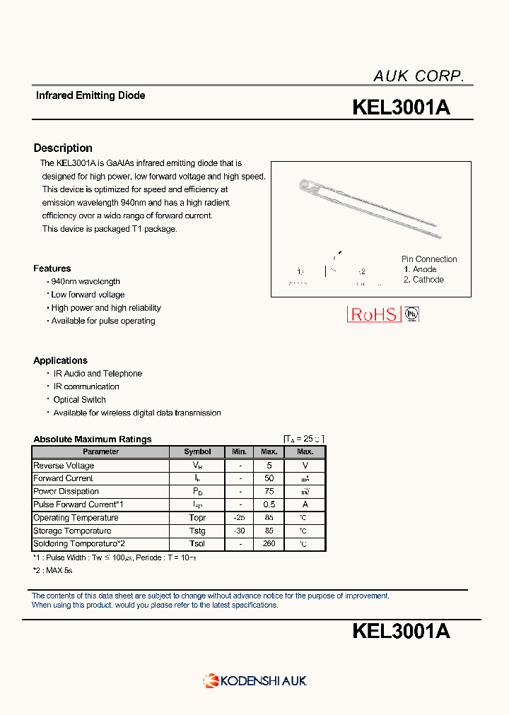 KEL3001A_6772545.PDF Datasheet