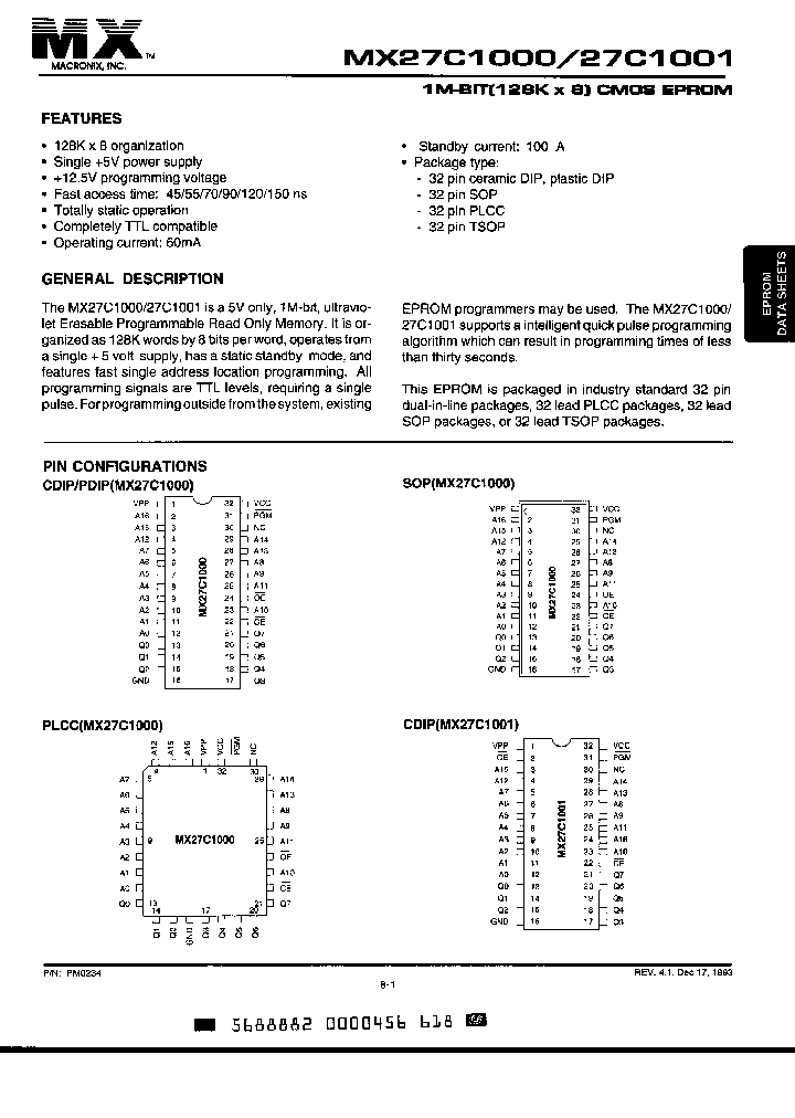 MX27C1001DC-45_6654739.PDF Datasheet