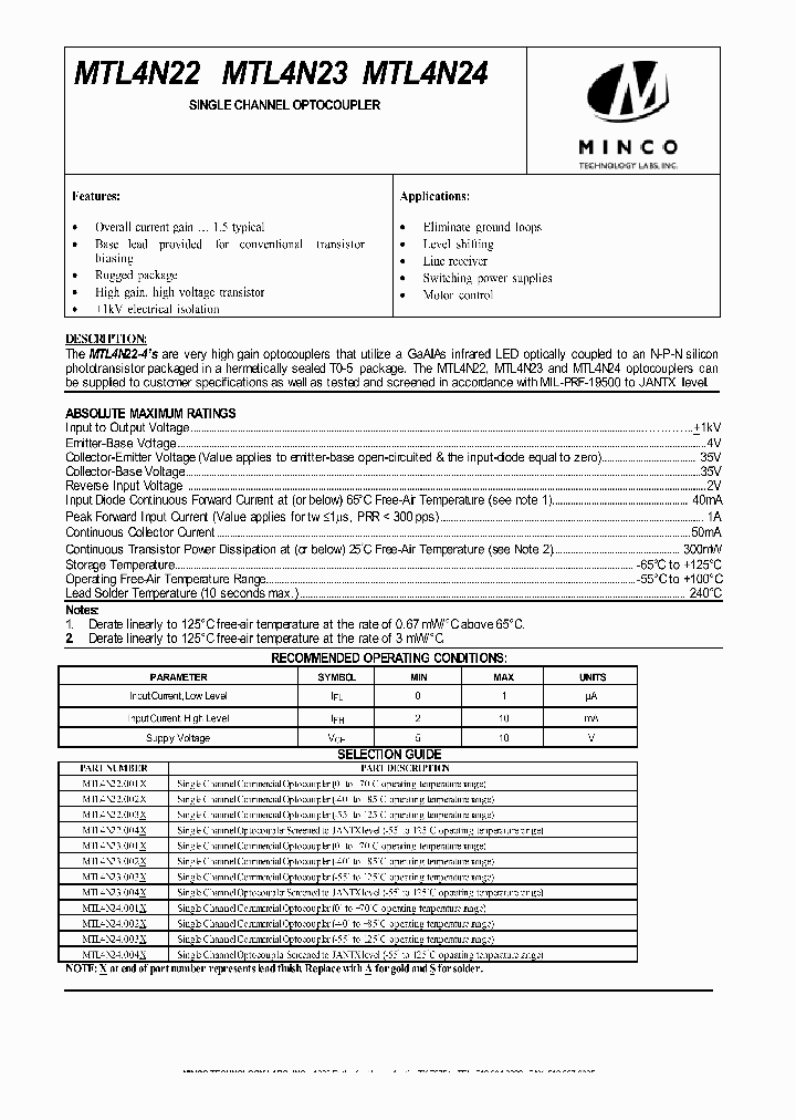 MTL4N23001S_6657394.PDF Datasheet